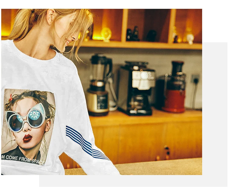 AOFULI L~ 4XL 5XL толстовка с длинными рукавами и нашивками с героями мультфильмов большой размер женский пуловер рубашка рукава «летучая мышь» уличная одежда футболки A4071
