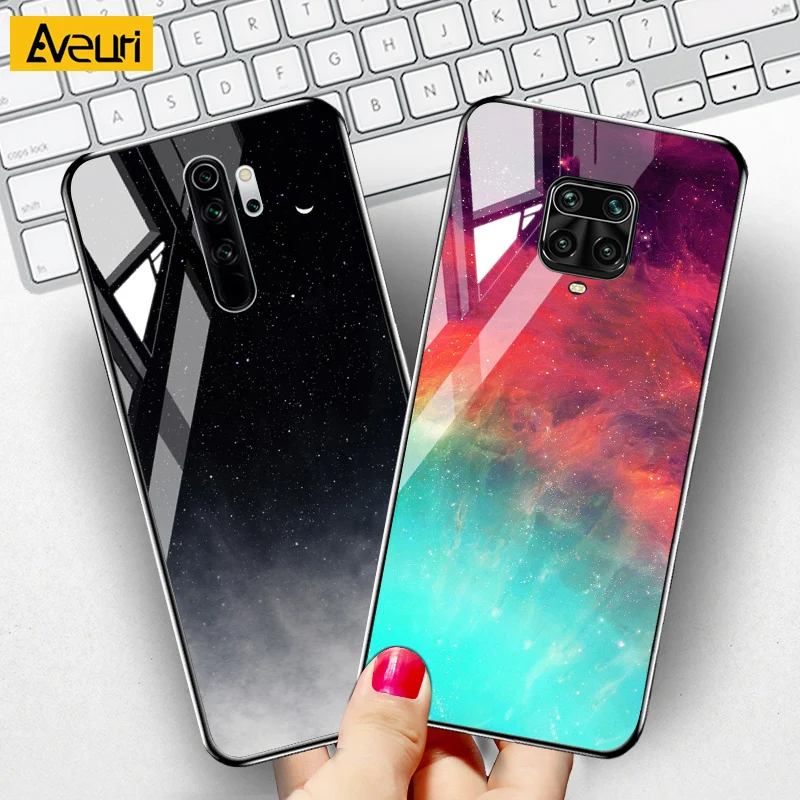Чехол для телефона из закаленного стекла Xiaomi Mi POCO X3 NFC M3 F2 Pro Redmi Note 9S 7 8 9 8T 7A 8A 9A 9C