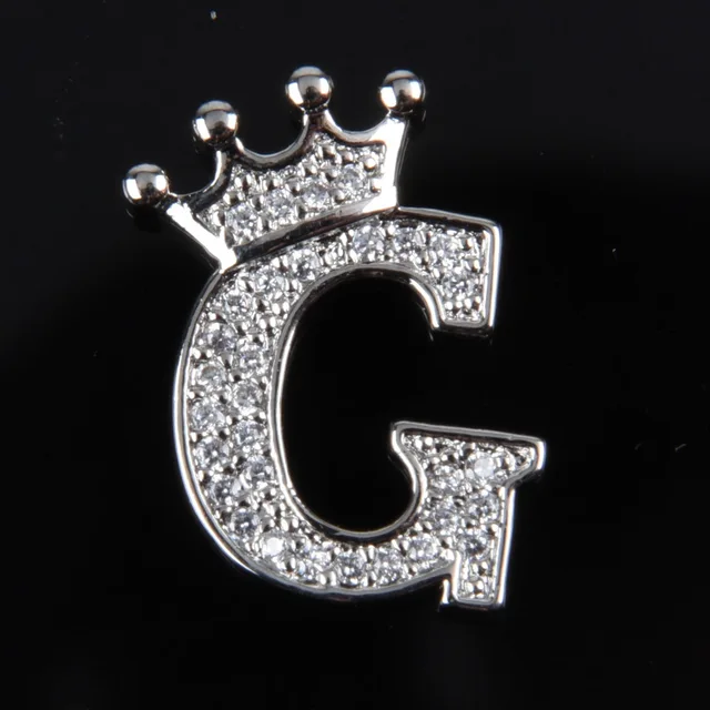Hot Sale Metal Croc Shoe Charms Crown Letter Bling Rhinestone Shoes Decorations High Quality Butterfly Wristband Accessories g1007