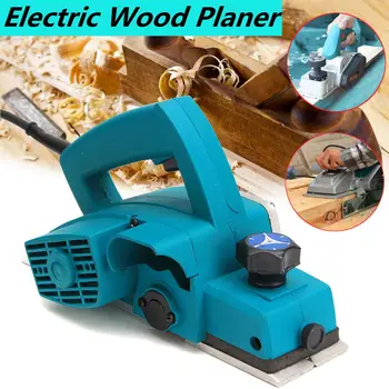 Cheap 220V 800W Electric Planer Plane Variable Speed Hand Held Power Tool Wood Cutting With Accessories