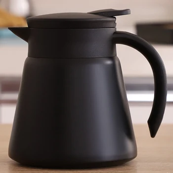 

Insulated Water Bottle Pressing Type Stainless Steel Thermal Insulation Kettle Coffee Pot Vacuum Flask Jug Home650ml