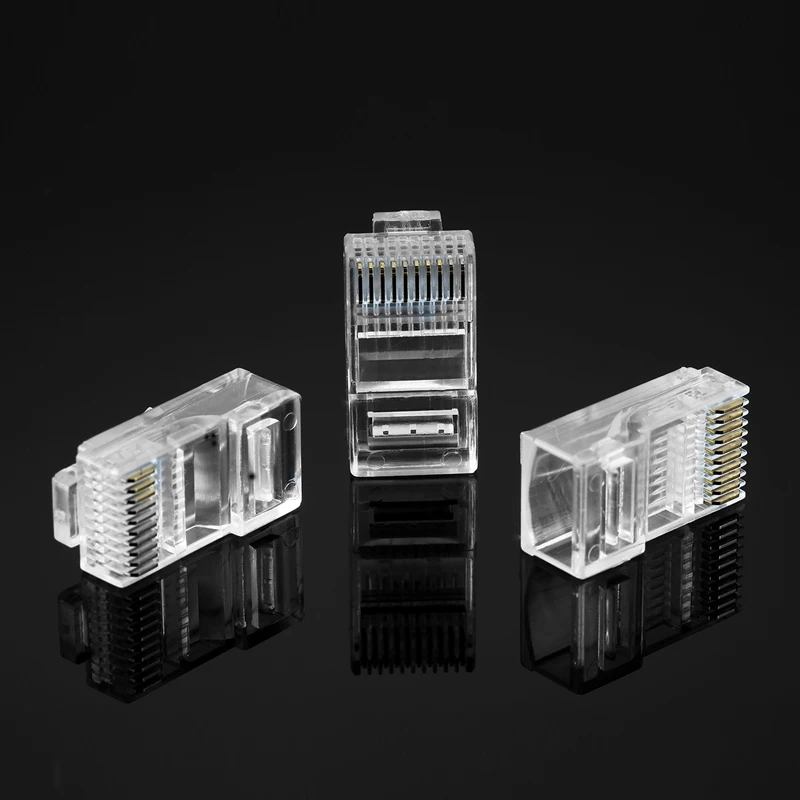 Обжимные Щипцы 10P10C коннектор RJ48 RJ50 10P для сетевого кабеля 50 шт. | Обустройство дома