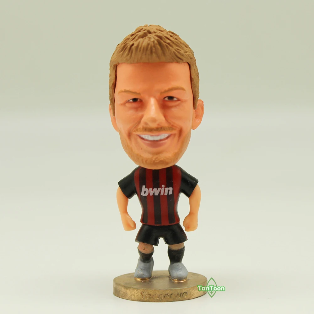 

Soccer Star 6.5 cm Height Resin Dolls David Beckham 2009 Year 2.5" Action figure toys
