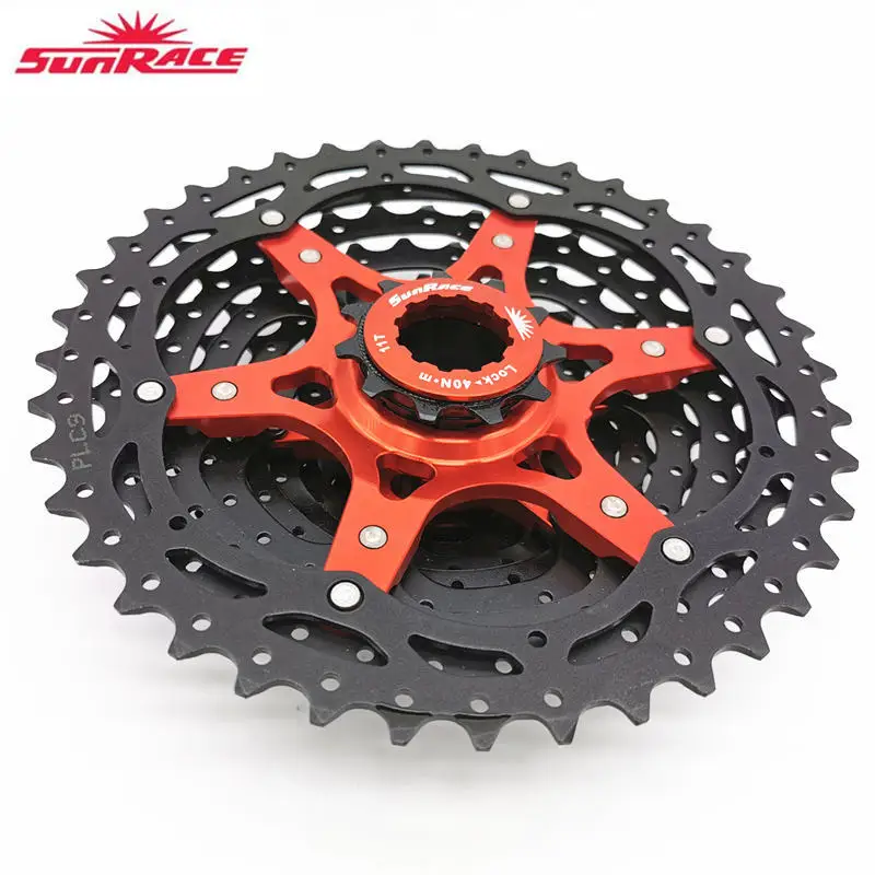SunRace велосипедный вынос руля Mtb свободного хода 10 Скорость широкого соотношения велосипедная кассета CSMS3 CSMX3 11-40 т