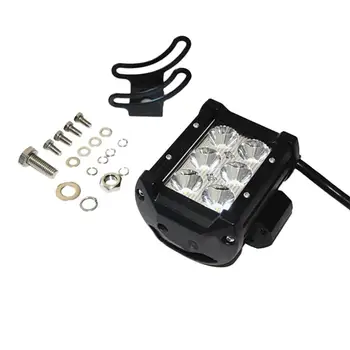 

2PCS/SET Low Power Consumption 18W LED Light Bar Work Spot Lamp Super Bright Headlight for Offroad Boat Car Truck