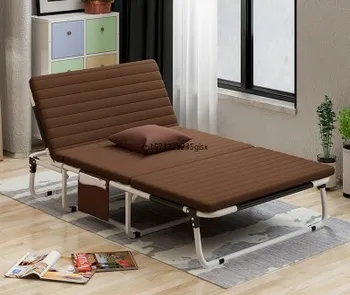

New three folding sheets people double nap simple home accompanying nanny adult recliner office lunch bed