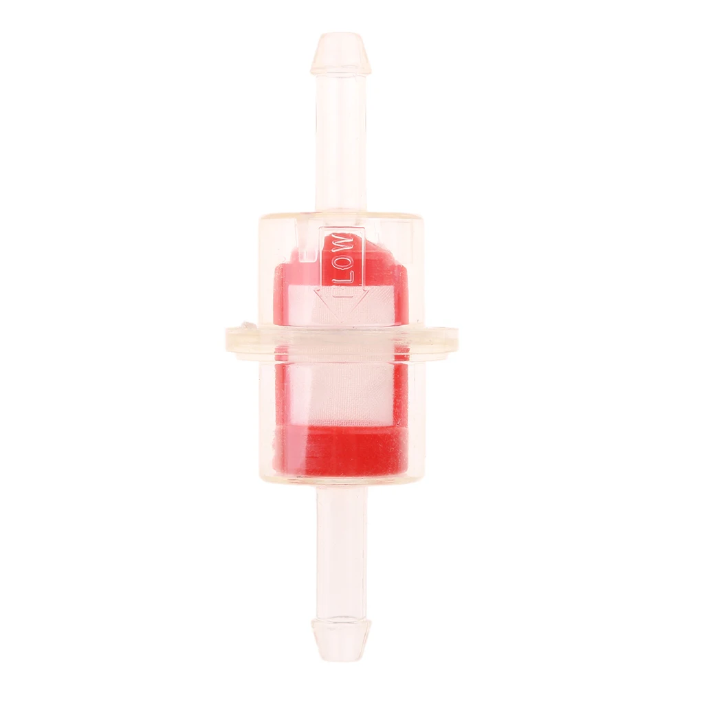 Plastic Motorcycle Petrol Fuel Filter Element For 0.23''and 0.31'' Pipes