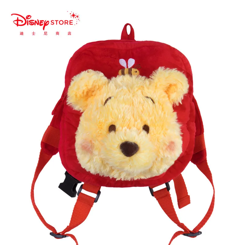 

Disney Winnie the Pooh Cartoon Bag Children's School Bag Anti-lost Toddler School Bag with Traction Rope Children School Bag