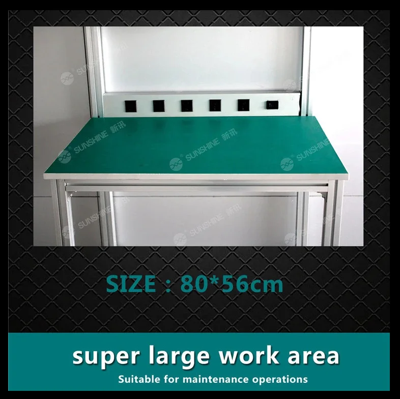  SS-019 Anti-static maintenance table Portable Aluminium Anti Static Work Table Mobile Repair Room