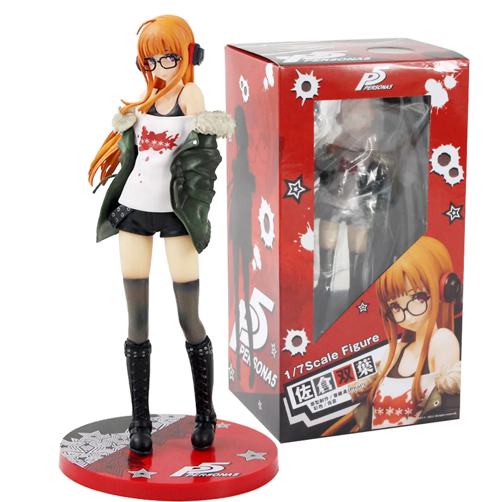 21 см P5 Persona 5 футаба Сакура масштаб 1/7 фигурка ПВХ Коллекционная модель игрушки