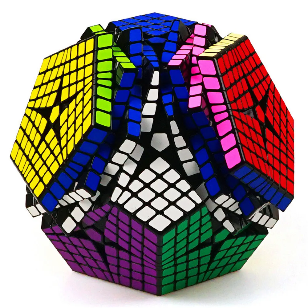 ShengShou 8x8x8 megaminxed Megaminx Профессиональный соревнование ультра-гладкая головоломка на скорость волшебный куб безопасный ABS 8x8 Обучающие Детские игрушки