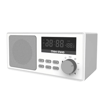 

Three Sheep White Noise Sound Machine Portable Sleep Therapy for Adult with 9 Sounds and Auto-Off Timer,Alarm Clock for Home, Of