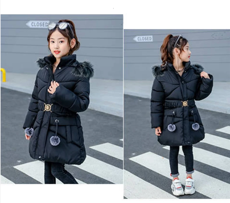 Girls Jacket Autumn Winter Jacket For Girls Coat Baby Warm Hooded Outerwear Coat Girls Clothing Children Down Parkas