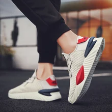 Мужская обувь; обувь для бега; коллекция года; сезон осень-зима; кожаная спортивная обувь; Повседневная обувь для путешествий; дышащая сетка; Цвет Черный; водонепроницаемая обувь для бега