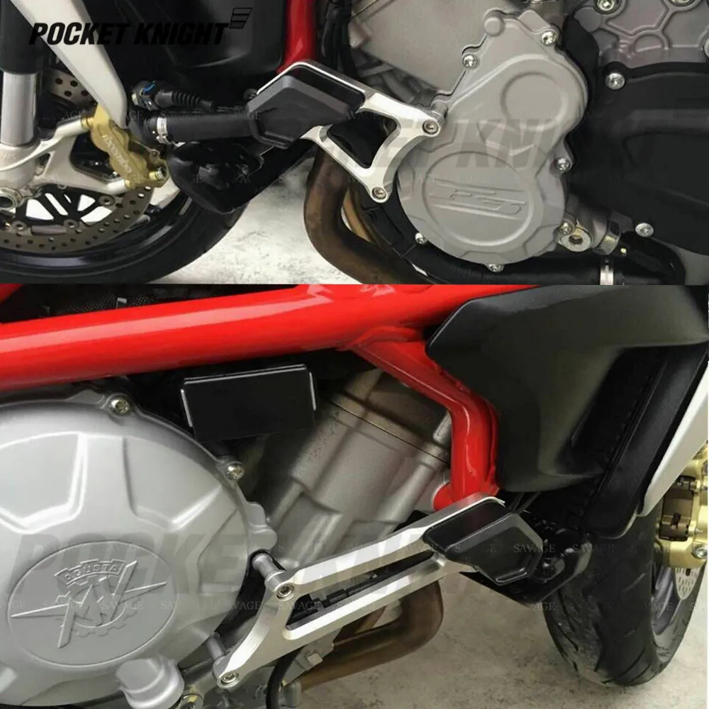 Корпус двигателя Рамка слайдер Краш протектор для MV Agusta Brutale 675 800/RR/ДРАГСТЕР аксессуары для мотоциклов левый и правый защитный чехол