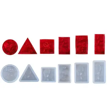 

Shapes Dice Fillet Square Triangle Dice Mold Dice Digital Game Silicone Mould