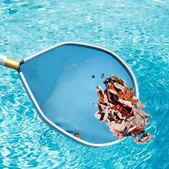 

Pool Skimmer Net Fine Mesh Leaf Rake Net Catcher Cleaning Tool For Spa Fountain Pond
