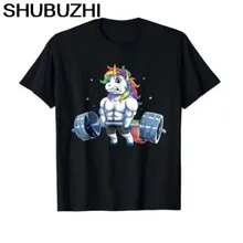 Футболка с единорогом для тяжелой атлетики для фитнеса, тренажерного зала, Deadlift Rainbow us, Мужская трендовая футболка с героями мультфильмов, Мужская футболка унисекс, новая модная футболка sbz6091