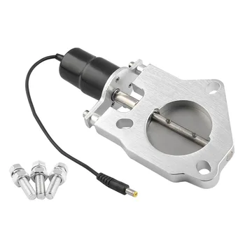 

2/2.25/2.5/3inch Electric Exhaust Muffler Valve Car Cut Out Header Be Cut Pipe Electric Valve Exhaust Tip Muffler Kit