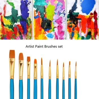 

Halloween Makeup Body Paint Brushes Cosplay Art Schmink Face Painting Make Up Brush Set Tools Kit Cosmetic Wooden