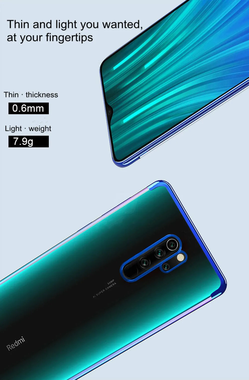 Чехол для телефона для Xiaomi Redmi Note 8 Pro, чехол, роскошный бампер, силиконовая прозрачная задняя крышка для Xiaomi Redmi Note 8T Note8 8A Note 7 Pro
