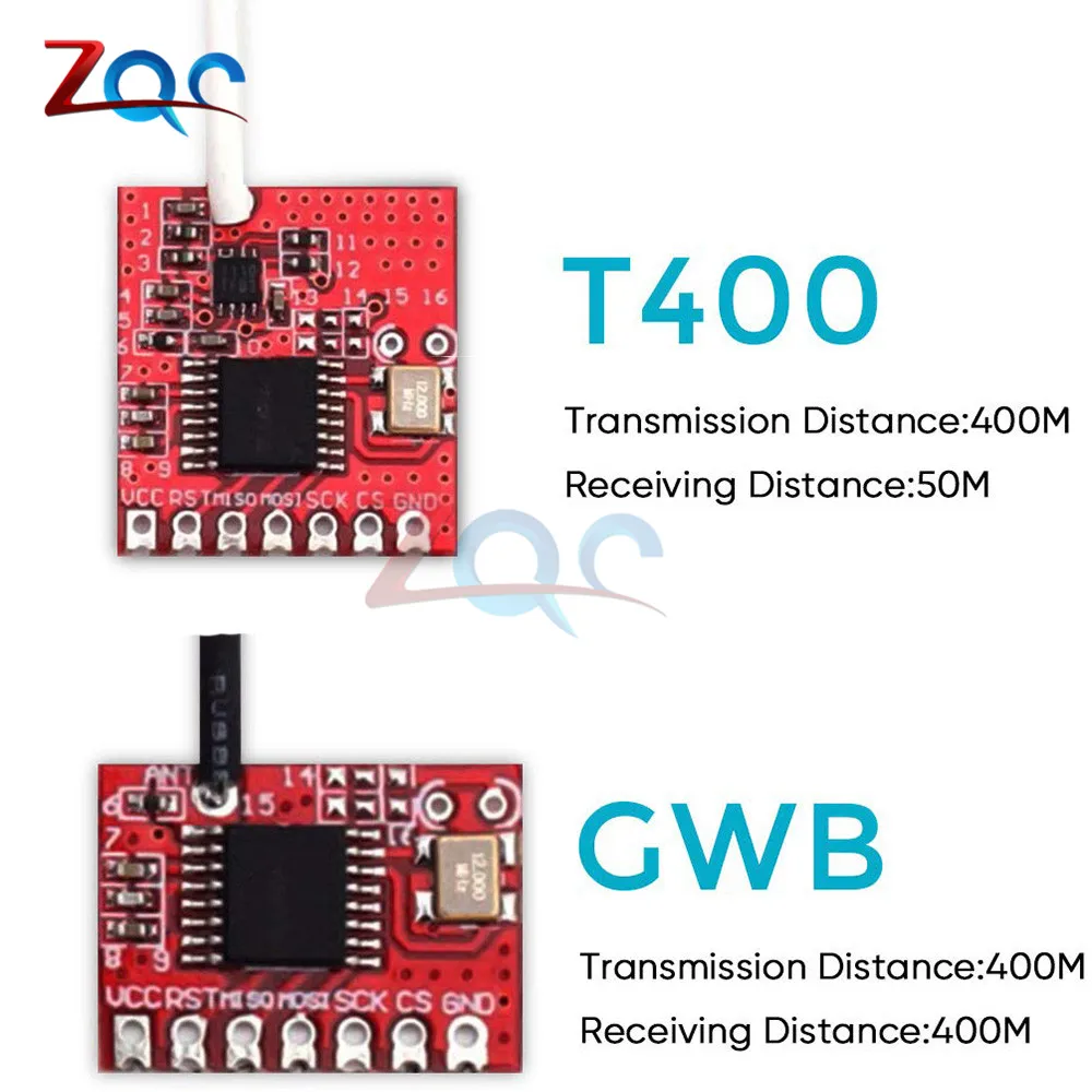 2,4G 150 M/400 M передатчик и приемник беспроводной приемопередатчик модуль GWB T400 IIC SPI интерфейс для Arduino игрушки дистанционного управления
