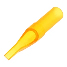 50 шт Прозрачные татуировки Одноразовые короткие оранжевые M13