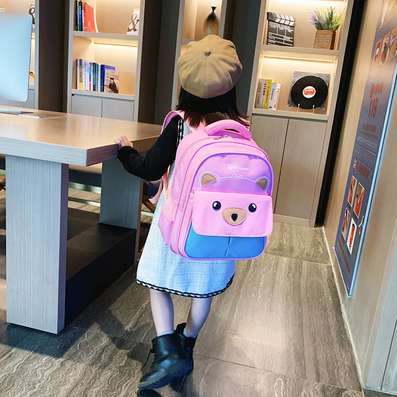 

Jiang Hao Children Kindergarten Burden Relieving Breathable School Bag 2-5-Year-Old Children Cute Cartoon Bag Primary Class CHIL