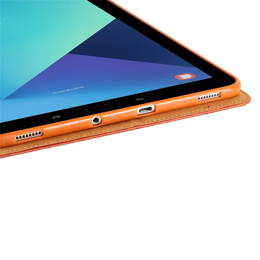 Чехол для планшета для Samsung Galaxy Tab S3 9,7 T820 чехол в стиле ретро из искусственной кожи многочисленный-Функция держатель для карт чехол-бумажник с подставкой и чехол для планшета