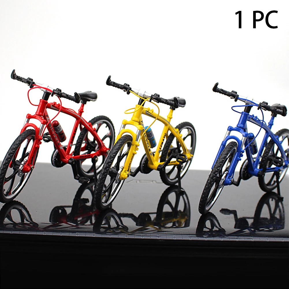 1:10 гостиная детская игрушка ремесла гоночный Мальчики орнамент велосипед Модель аксессуары литой велосипед коллекции миниатюрный палец