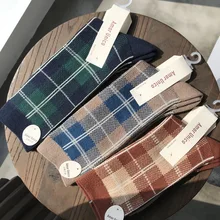 Японские теплые носки, женские зимние носки, корейские носки до середины икры