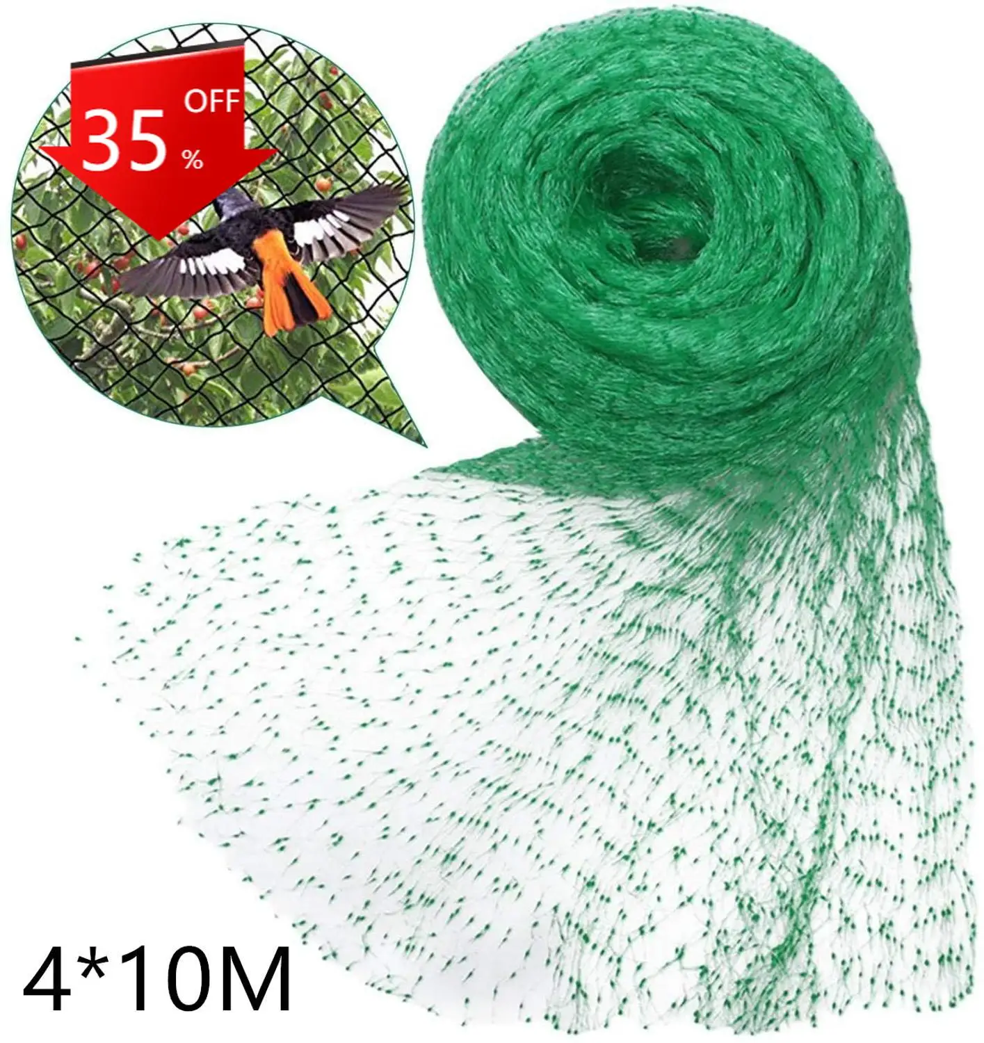 EHIOG Bird Netting Garden Net Doesnt Tangle and Reusable Fencing Protect Fruit Vegetables from Birds Deer 