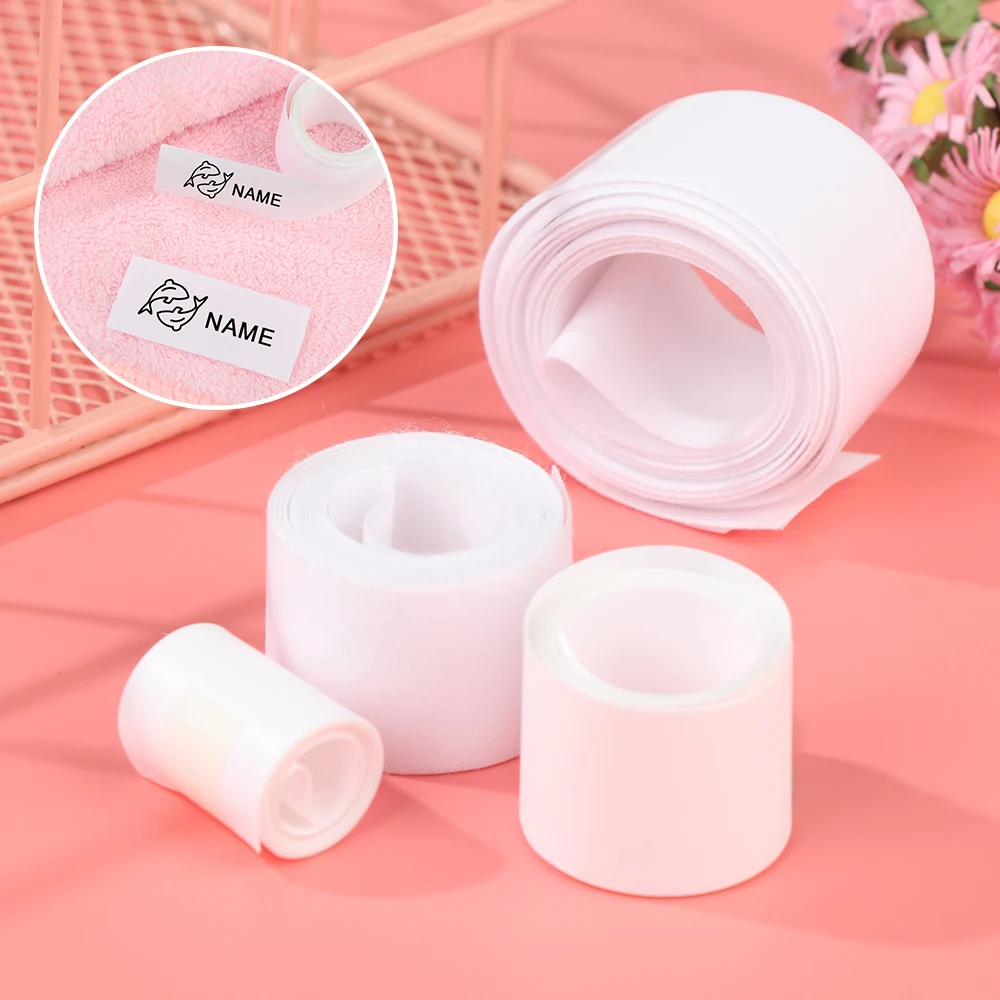 Clothing Marker Tags Washable Printing Tape Blank Garment Labels Kids Name Stamp Clothing DIY Sewing Accessories
