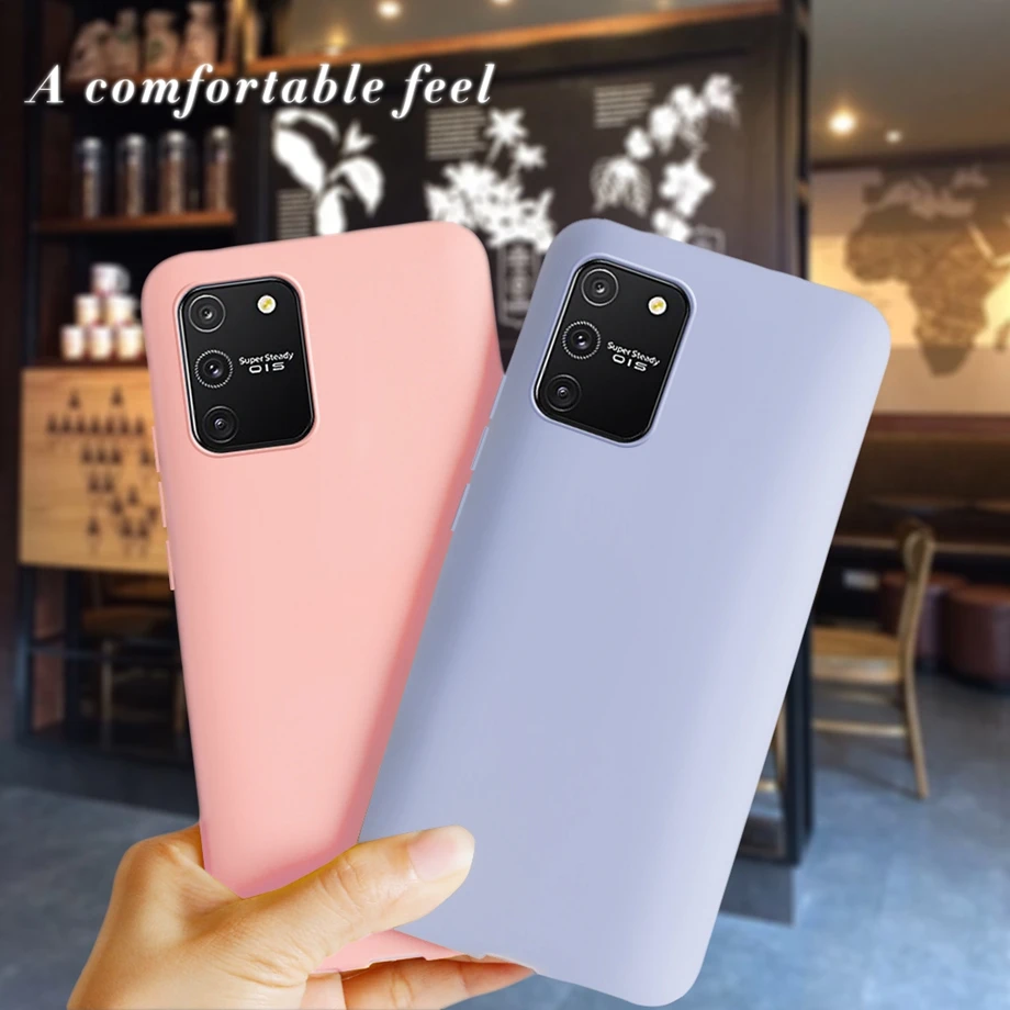 Чехол для Samsung Galaxy S10 Lite S 10 S10Lite телефонные чехлы простой однотонный Матовый