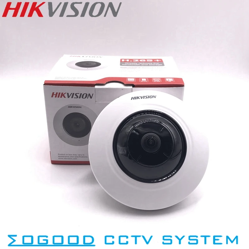 Hikvision международная версия DS-2CD2955FWD-IS 5 Мп рыбий глаз вид 360 ip-камера поддержка Hik-подключение sd-карты PoE IR 10 м