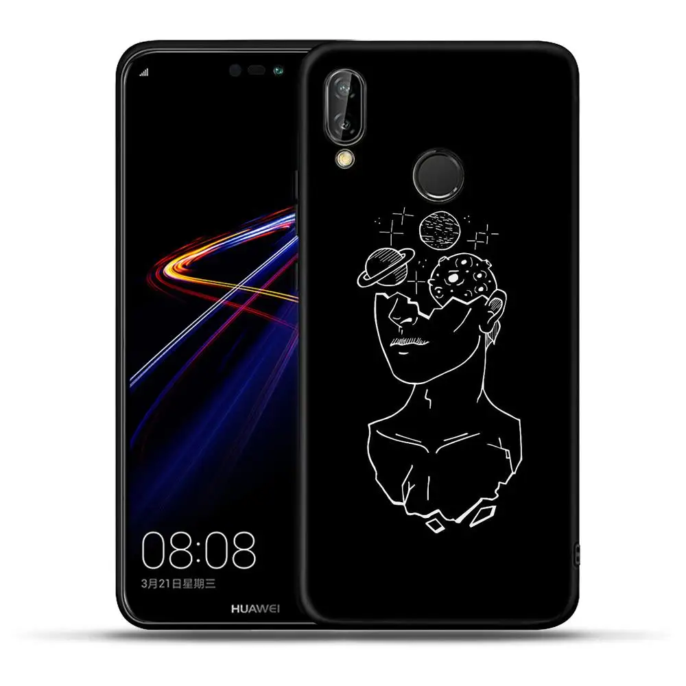 H6083 Художественный чехол с линиями для huawei P20 P30 Pro Коврики 10 20 Lite Y5 Y6 Y7 Y9 Prime P Smart плюс чехол s силиконовый чехол Coque Etui - Цвет: H6083