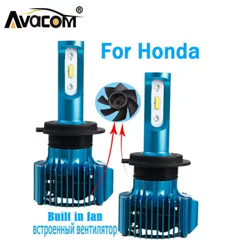 

Avacom 2 Pcs H7 H1 H7 LED H1 H7 H4 Car Light 12V 6500K Auto fog light Bulbs For Honda Civic/CRV/Fit/Accord/City/Civic 2018