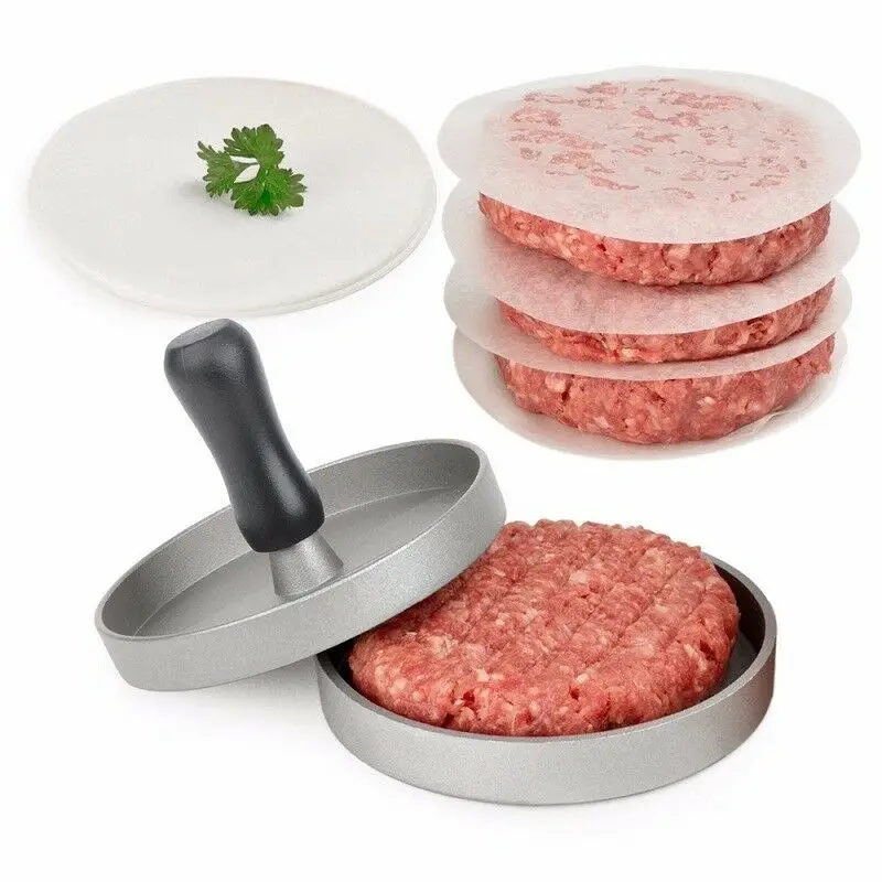 BBQ Beef Burger Maker Mould Press Kitchen Tool Meat Patty Grill Hamburger Press 