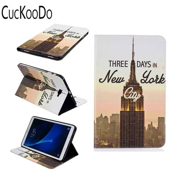 

CucKooDo Flip Folio Protective Shell Wallet Case Cover with Stand Kickstand for Samsung Galaxy Tab A 10.1inch SM-T580 T585