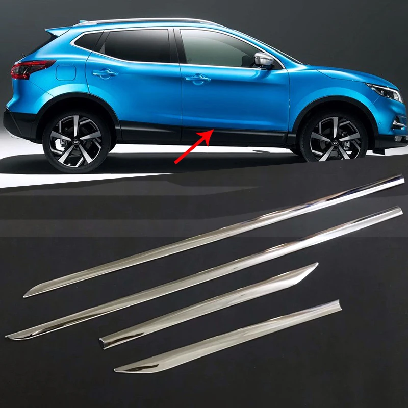 Аксессуары для Nissan Qashqai 2017 2018 2019 хромированная крышка из АБС пластика отделки