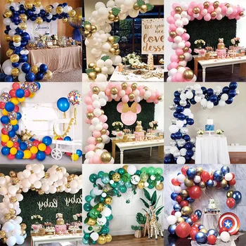 

Hot 1 SET Balloon Arch Kit +Balloons Garland Birthday Wedding Party Baby Shower Wedding Latex Ballons SET