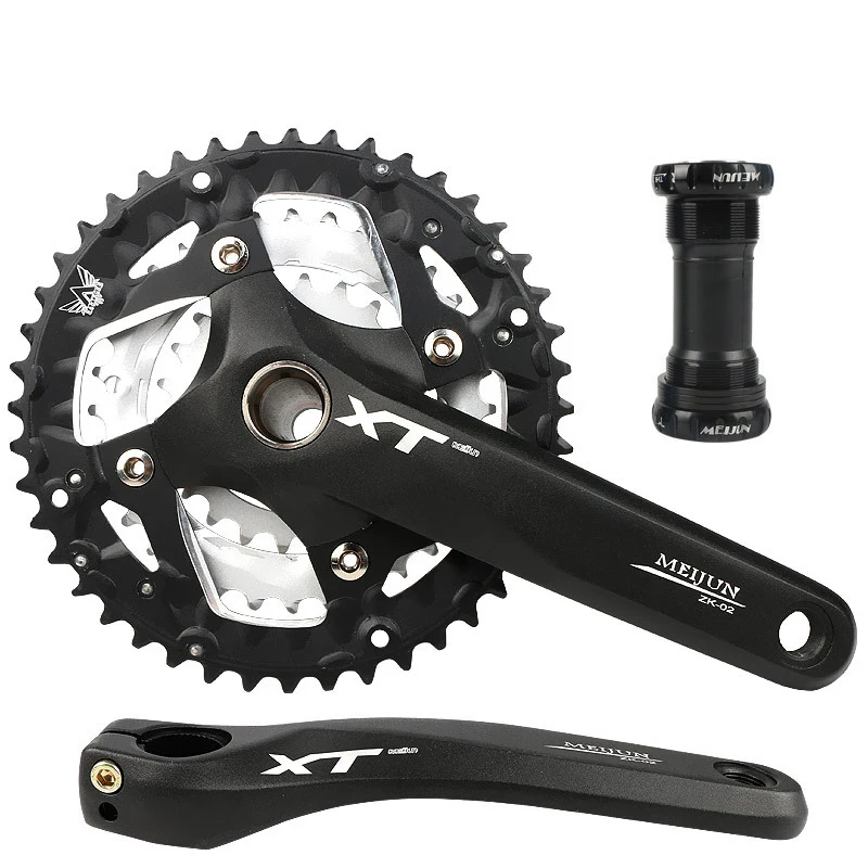 

9S 27S 104BCD MTB Bike Crankset with BB HollowTech bicycle parts Aluminum Alloy 44T 32T 22T fits for Shimano Sram Sunrace