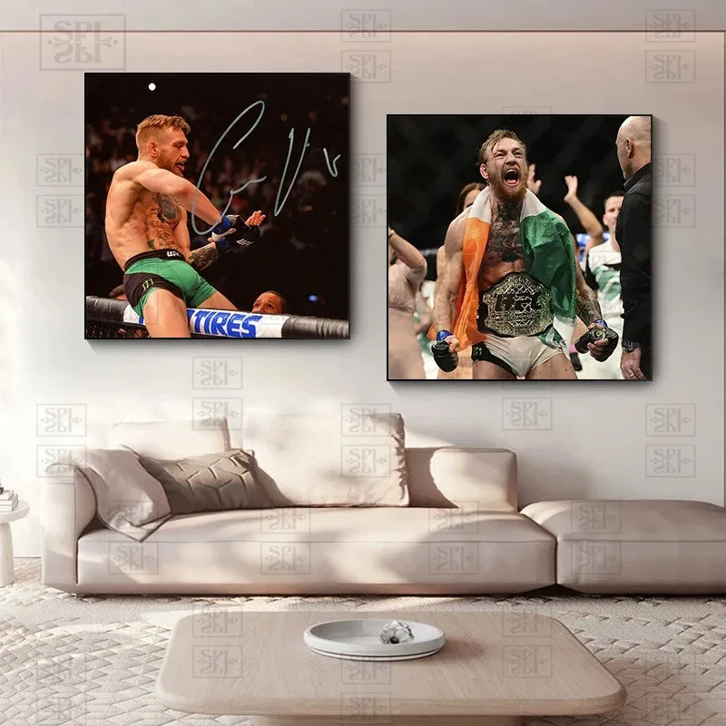 Conor Mcgregor Posters Irish Featherweight Championship Canvas Painting Modern Art Sport Picture Room Decoration Wall Art Decal