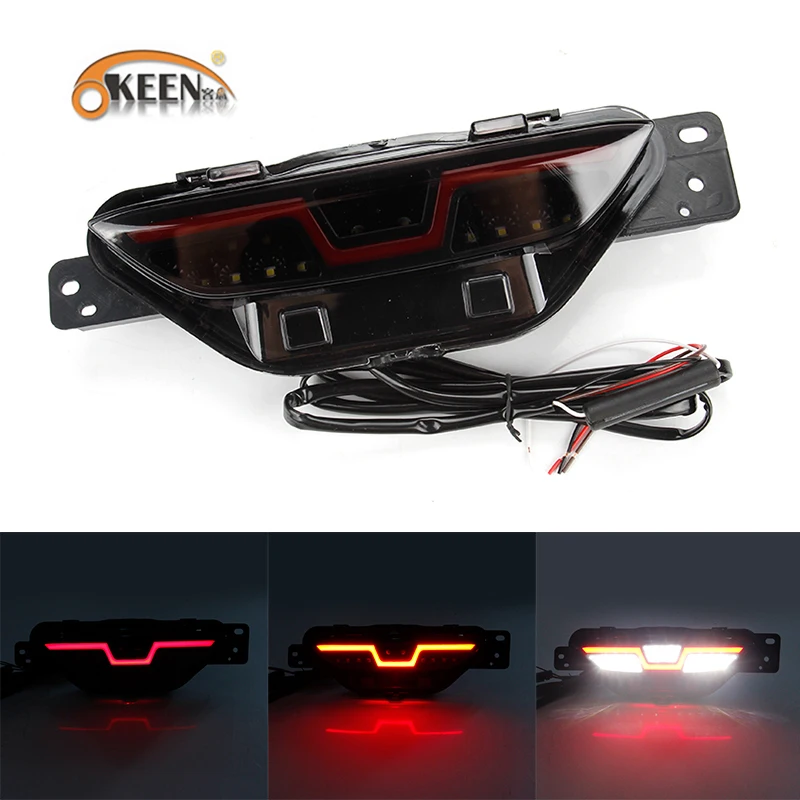 

1PCS Led Rear Bumper Reflector Light For Toyota CHR C-HR 2016 2017 2018 2019 Turn Signal Reversing Driving Braking Light