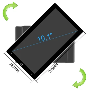 

90-degree Rotating 10.1 Inch Screen Multimedia Universal 1 Din Radio Car Audio Android 9.0 GPS Navigation Stereo Video Head Unit