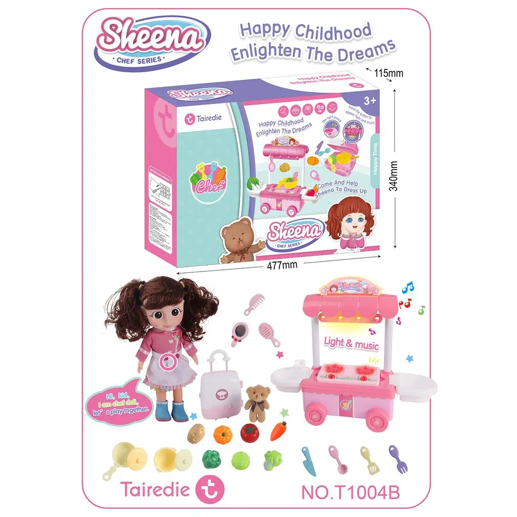 T1002B T1003B T1004B Моделирование кухня детский игровой дом игрушка ролевые приготовления пищи Семейная Игра Дети Рождественский подарок