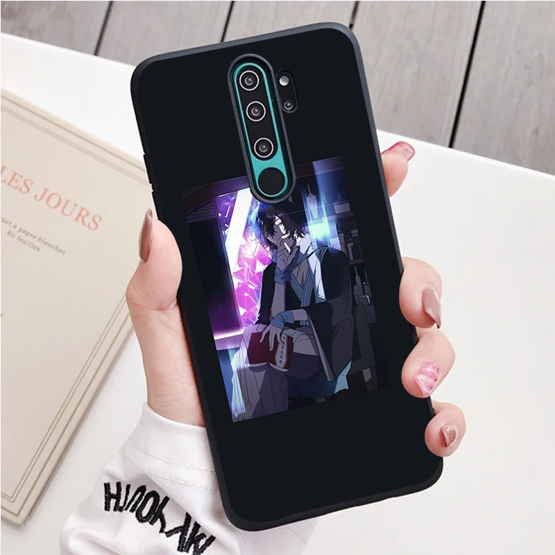 xiaomi leather case case Dazai black Silicone Phone Case For Redmi note 8 7 Pro S 8T for redmi 9 7A Cover phone cases for xiaomi