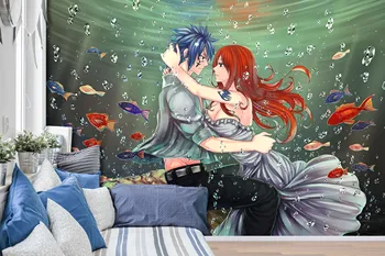 

[Self-Adhesive] 3D Fairy Tail 624 Japan Anime Wall Paper mural Wall Print Decal Wall Murals Belly