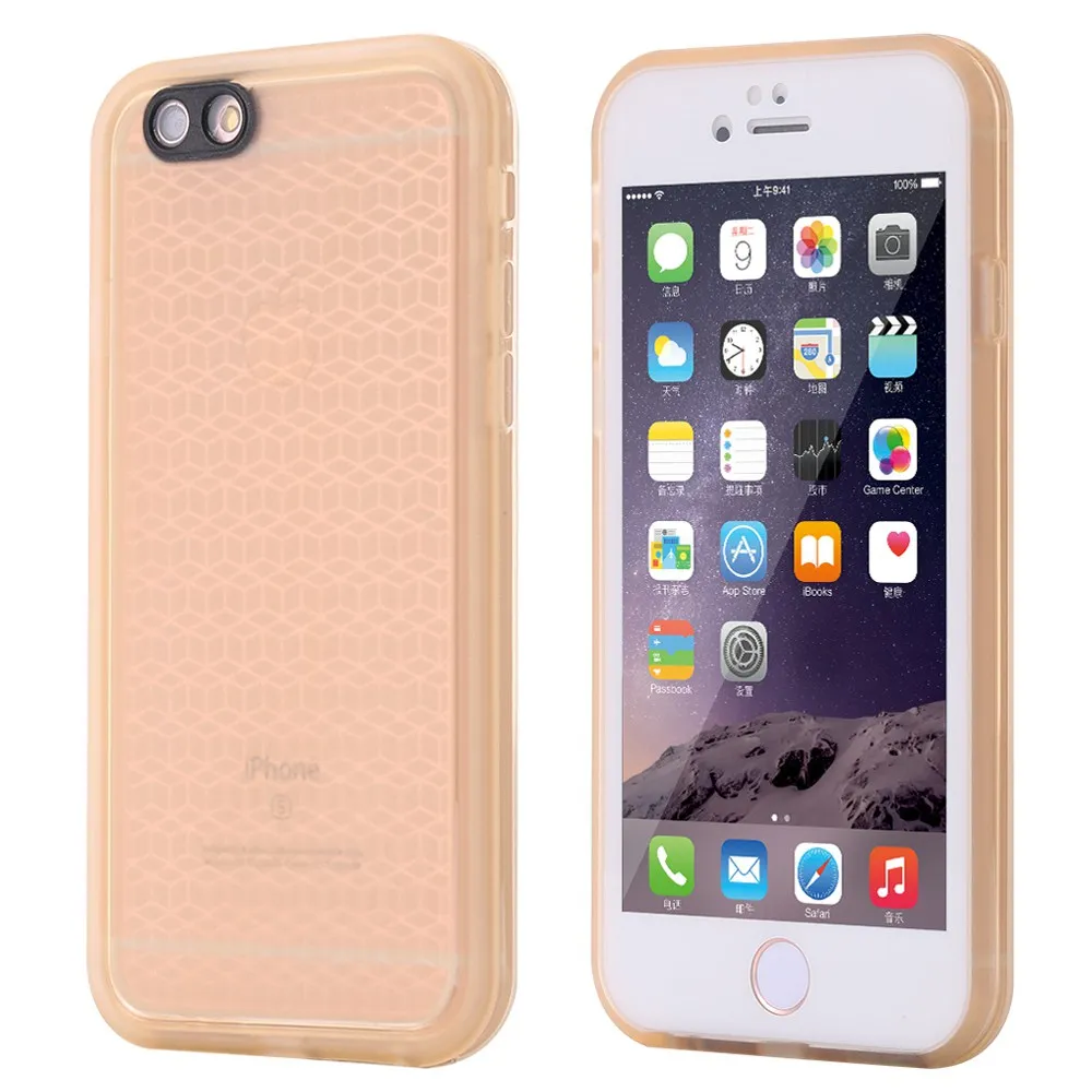 Gold Чехол KISS водонепроницаемый чехол для телефона для iPhone X XS 11 Pro MAX XR 7 8 чехол для подводной фотографии для iPhone 11 6 6s 7 8 Plus чехол - Цвет: Gold