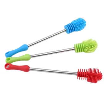 

2020 Hot Sale Washing Cleaning Rotary Handle Long Handle Scrubbing Feeding-bottle Brush Bottle Feeding Baby Bottle Accessories